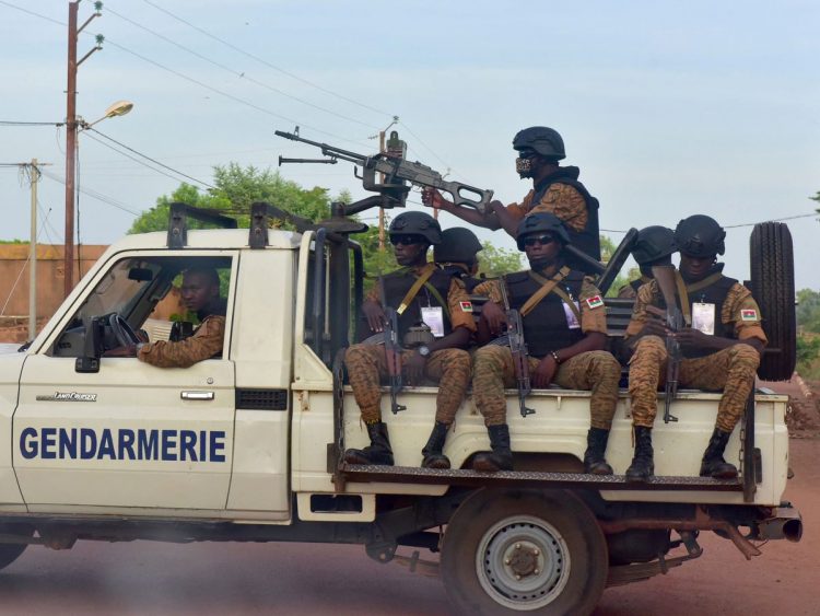 Burkina Faso National Gendarmerie Patrolling