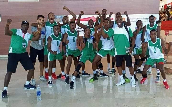 Super Eagles of Nigeria winners of the 2022 edition of the under-19 Volleyball Championship