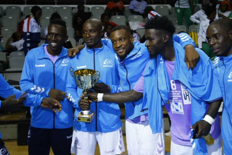 FANZ male club holding Cameroon 2022 Handball Cup